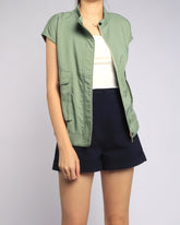 Utility Cargo Vest - Green